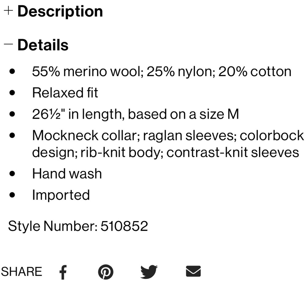 Club Monaco Colourblock Sweater - Picture 4 of 4